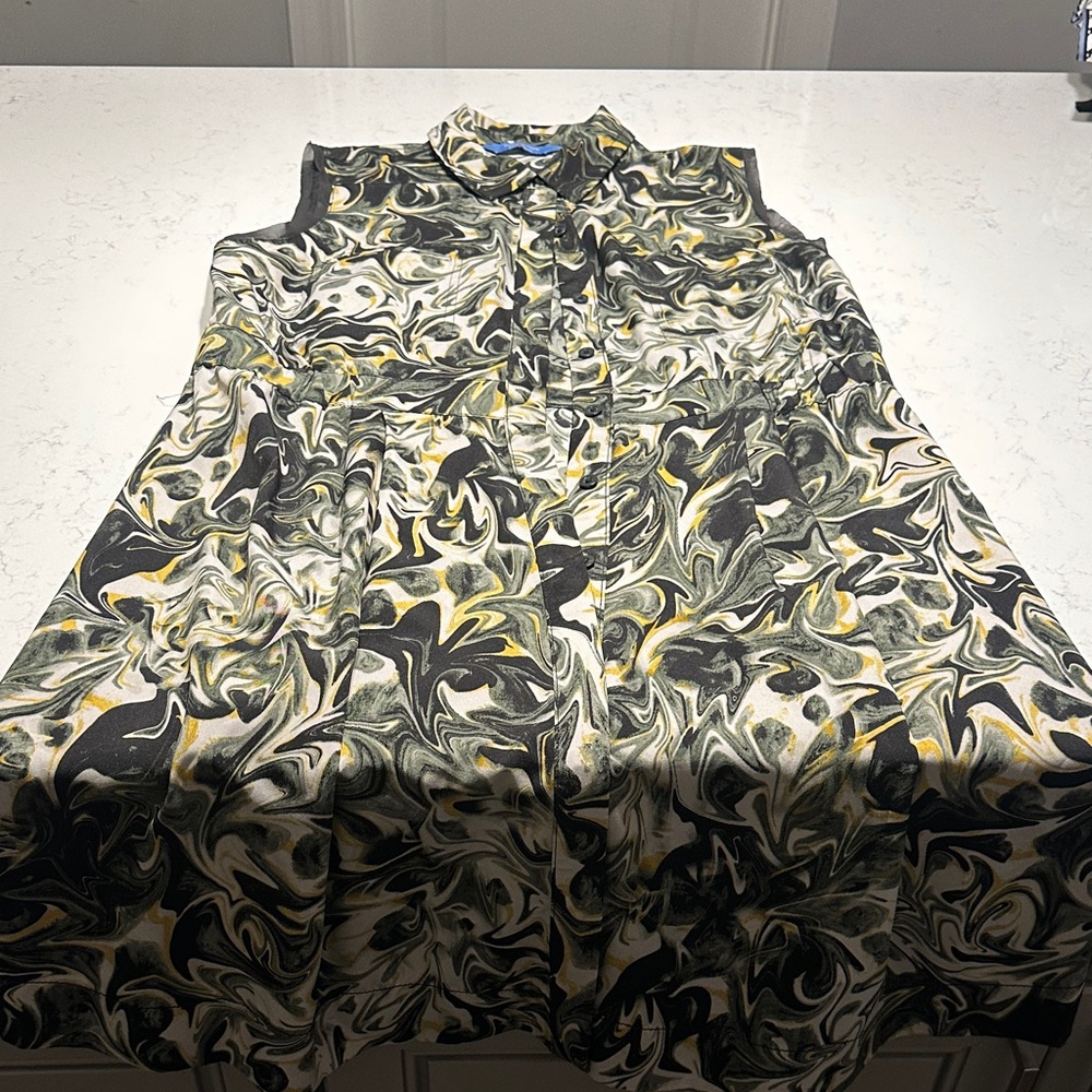 Simply Vera Vera Wang Marble Print dress